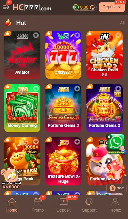 hc777 game