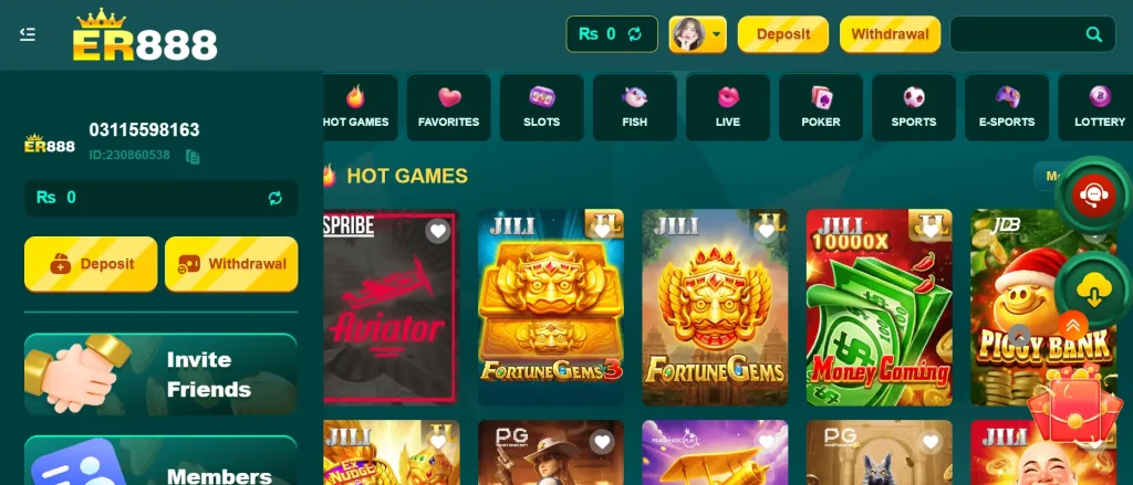 ER888 Game